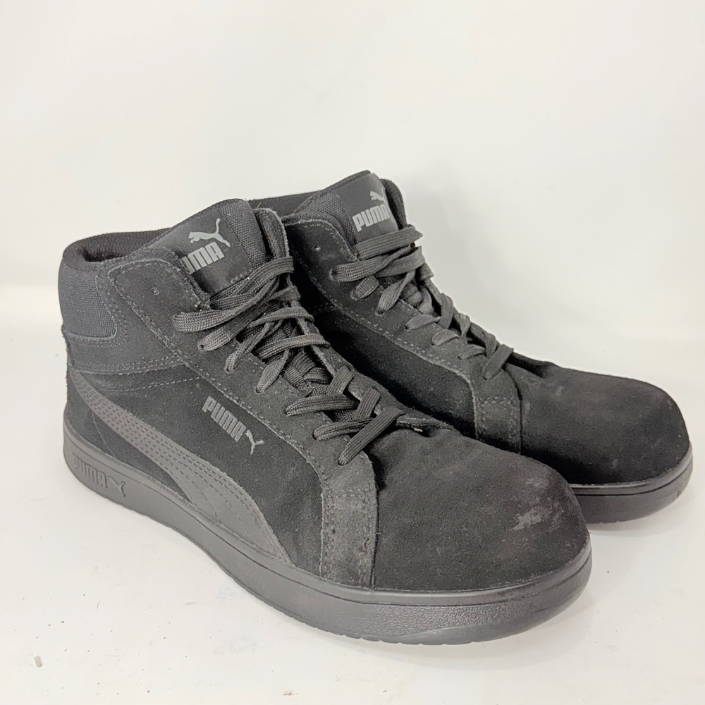 Puma Safety Heritage Mens Black Suede Composite Toe Work Boots Size 11